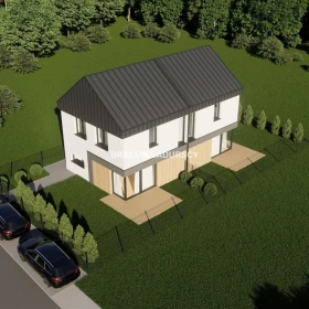 3pok.65m2 dwupoziomowe/nowoczesna bryła budynku 