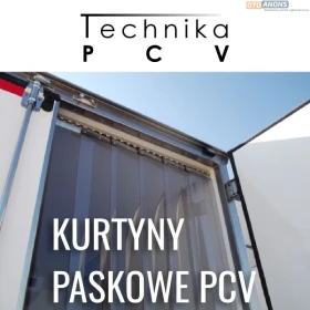 Pasy PCV Kurtyna paskowa lamele 200x2mm Standard