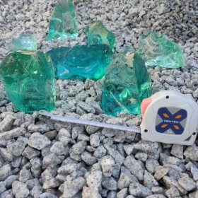 Bryła ozdobna, Turkus Glass, Kamień do Ogrodu, Kamień Ozdobny