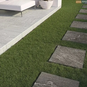 Płytki gresowe 2cm na tarasy wentylowane 60x60 gat.1 Arragos antracyt Cerrad