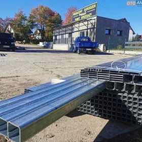 PROMOCJA! Brama przesuwna profil poziomy 6m Palisada 100x20 Rozstaw 25