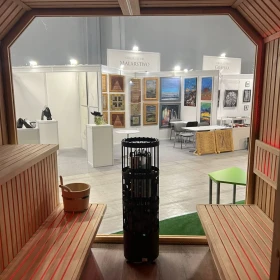 Sauna ogrodowa nowoczesna z przedsionkiem ATTEKA