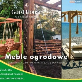 Drewniane meble ogrodowe dostępne w Gard House! 