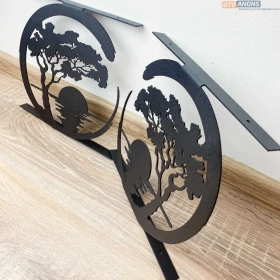 Wsporniki 2szt do stworzenia półki styl loft półka bonsai zachód plaża