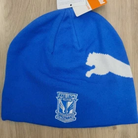 Niebieska czapka beanie PUMA LECH POZNAŃ kibicowska DOROŚLI