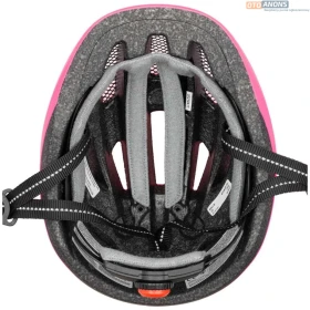 NOWY różowy kask rowerowy Bollé STANCE z lampą LED rozmiar XS 47-51 cm