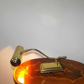 Mosiężna lampka gabinetowa - bankierka
