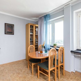 Centrum Warszawy, widok na miasto, ul. Chałubińskiego, dworzec PKP