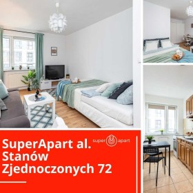 Studio z kuchnią dla 4 os. na Pradze, al. Stanów Zjednoczonych