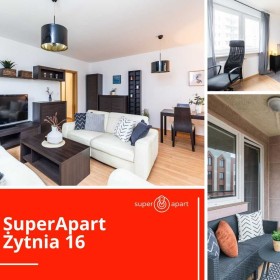 Warszawa Wola, ul. Żytnia, duży balkon, 2 pokoje, miejsce do pracy
