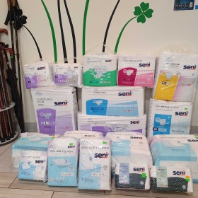 Super Seni M Pampersy, pieluchomajtki na rzepy M 75-110 cm, op 30 szt.