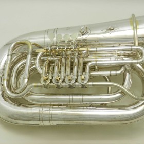 Tuba Bb Schenkelaars 4 wentyle Po przeglądzie Futerał (DR24-032)