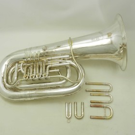 Tuba Bb Schenkelaars 4 wentyle Po przeglądzie Futerał (DR24-032)