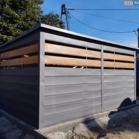 Garaże blaszane, wiaty śmietnikowe i schowki na wymiar w Gard House 