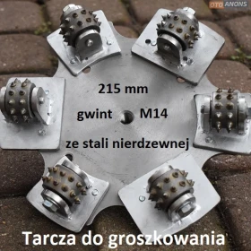 Diamenty i tarcze mocujące różnych wymiarów do szlifowania betonu, lastryko, kamienia. Także segmenty szlifujące z korundu