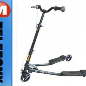 Hulajnoga grawitacyjna KIDZ-MOTION Speeder czarna - METRO CENTRUM -