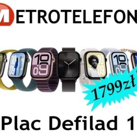 NOWY Apple Watch 10 46mm jet black al. sport band M/L - DOSTAWA GRATIS