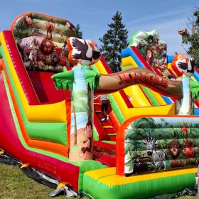 Dmuchańce dmuchaniec zjeżdżalnia animacje event pianaparty holi namiot