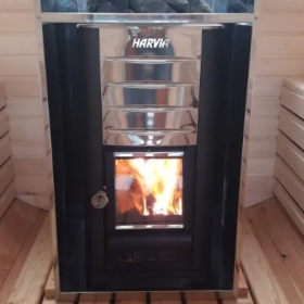 Sauna ogrodowa BECZKA_Ruska Bania 3m., piec opalany drewnem